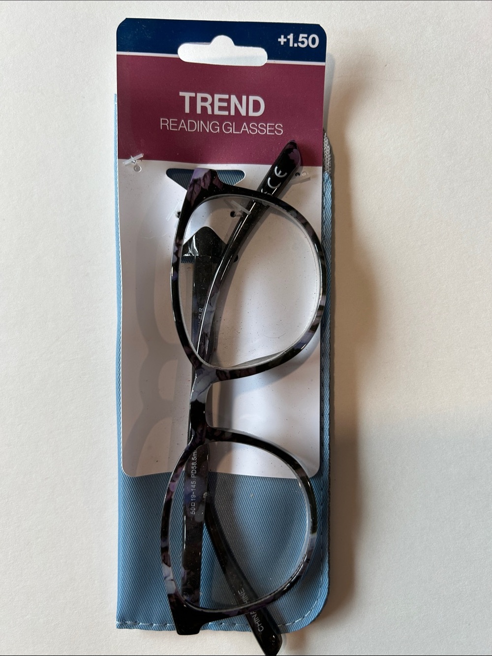 TREND Black Tortoiseshell Reading Glasses +1.50